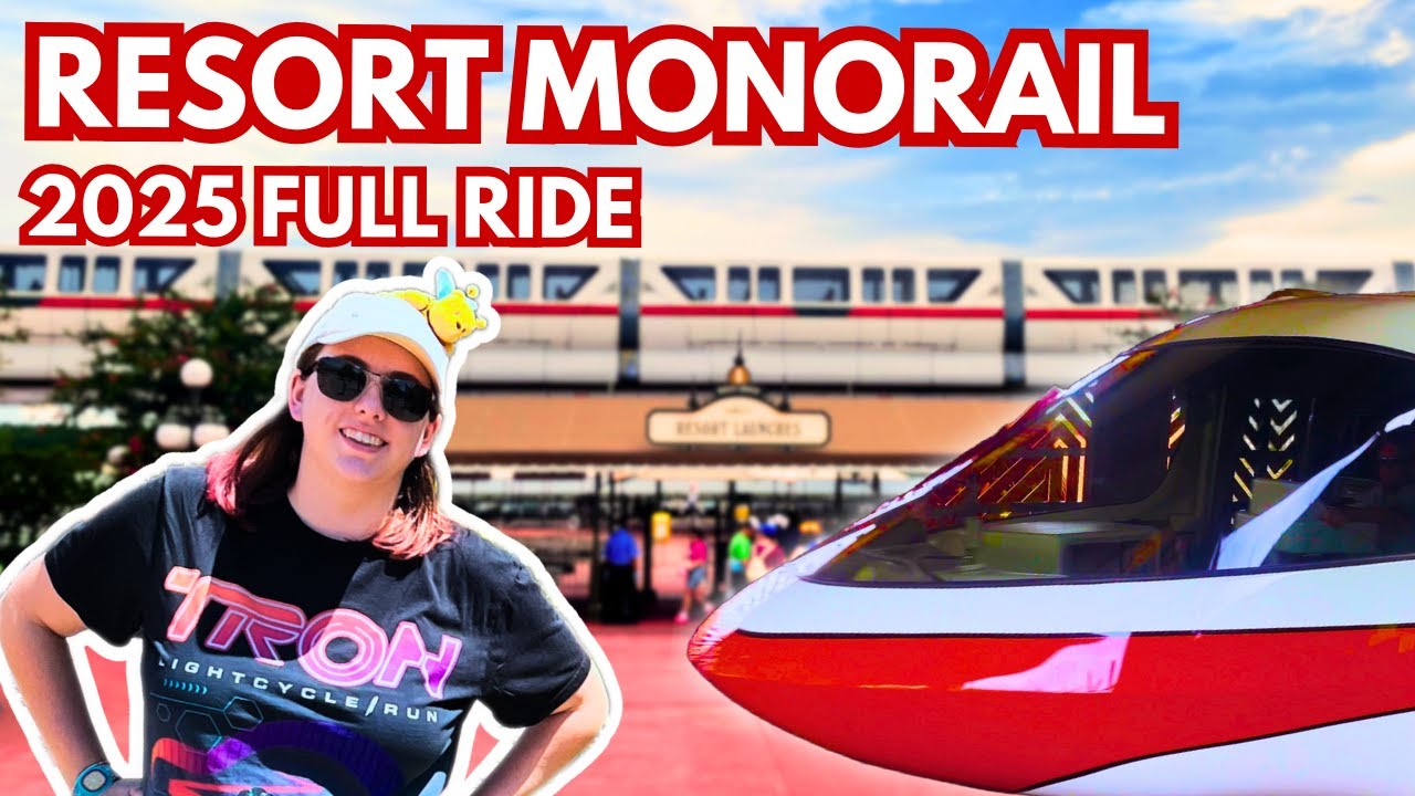 Walt Disney World Resort Monorail - Full 'Highway in the Sky' Tour [4K] POV 