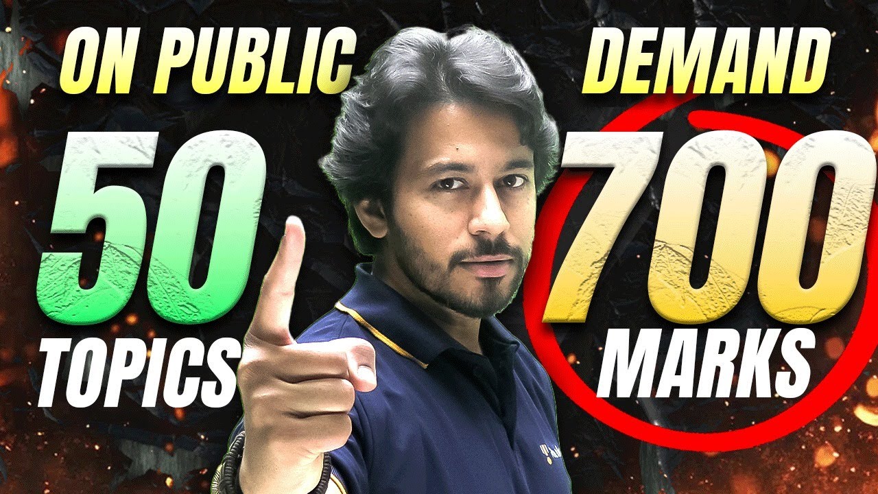 50 Important Topics | Score 700+ in NEET 2025 | Kshitiz Sir | Rankplus