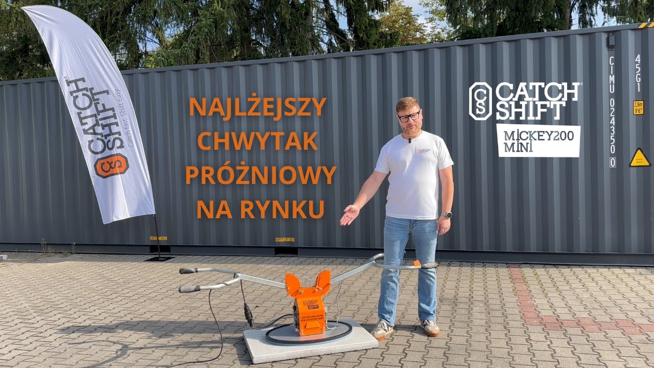 Najlżejszy chwytak pr&oacute;żniowy dla brukarzy! Mickey Mini - podnosi 200 kg.