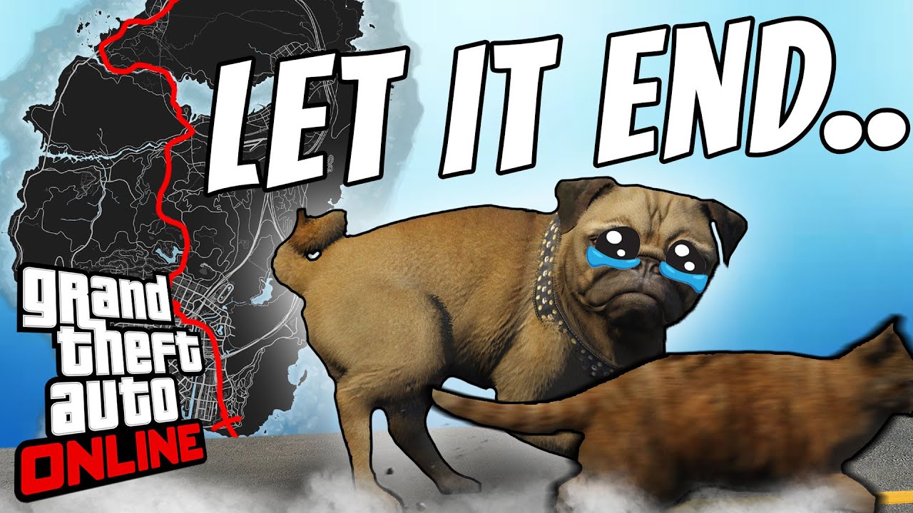 Can you walk across the map as an ANIMAL in GTA 5 Online?