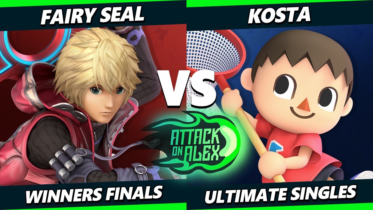 Attack on Alex 32 WINNERS FINALS - Fairy Seal (Shulk) Vs. Kosta (Villager) Smash Ultimate - SSBU