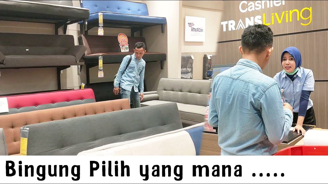 Laiqul Beli Sofa di Transmart  , Nawar harga ? wkwk ~ Kursi Minimalis dulu , Gaming nya ntar deh yaa