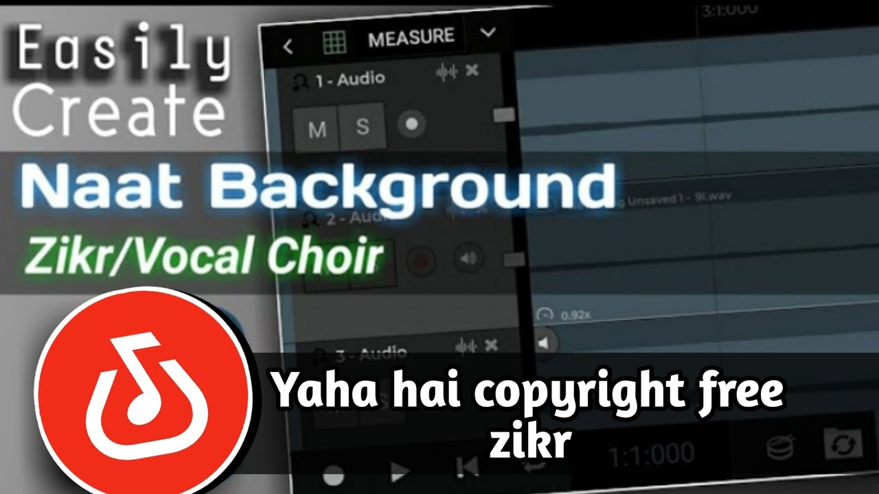 How To Create A Professional Zikr In Bandlab App | Bandlab App Main Zikr Kaese Banaen