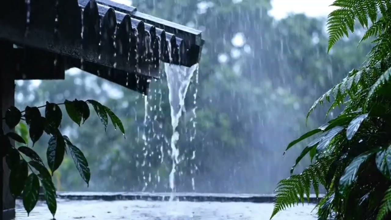 Rain on Tin Roof Sounds: The Best Sleep You'll Ever Have | Thunderstorm