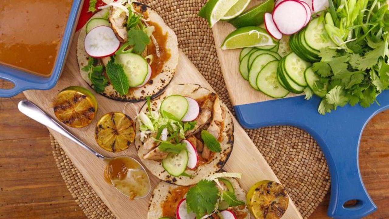 Thai Chicken Tacos