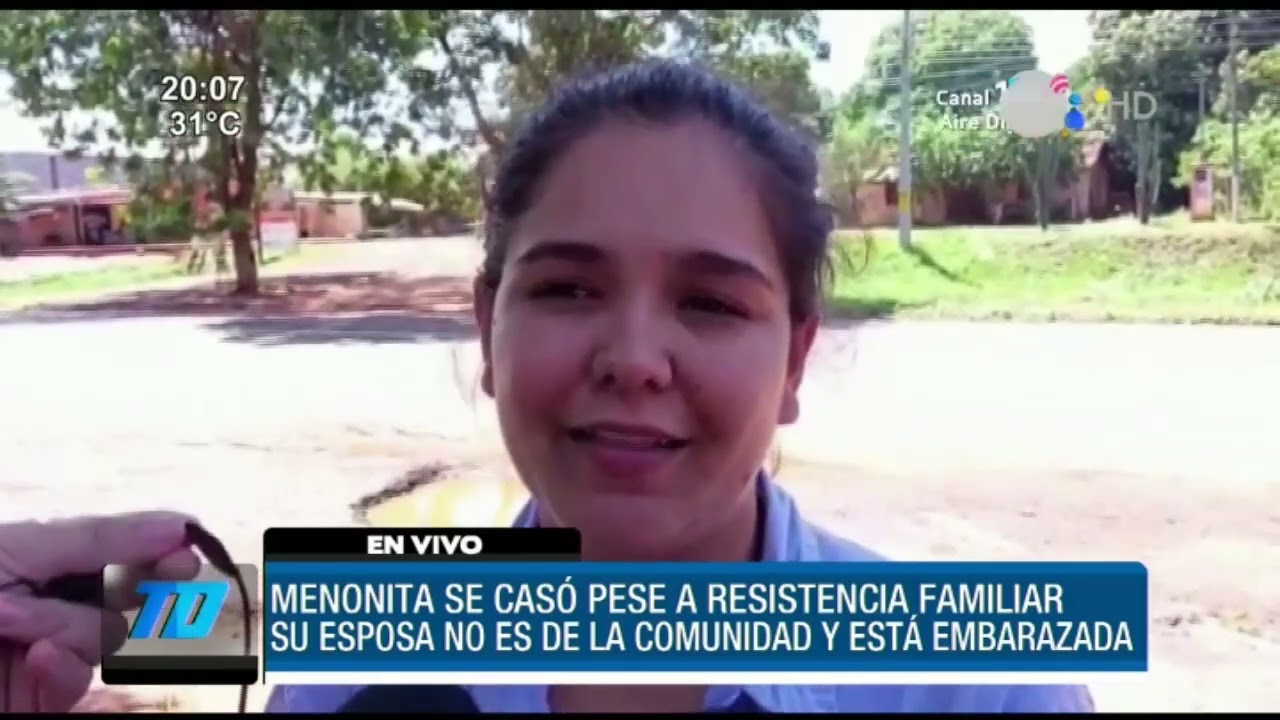 Menonita se casó pese a resistencia familiar