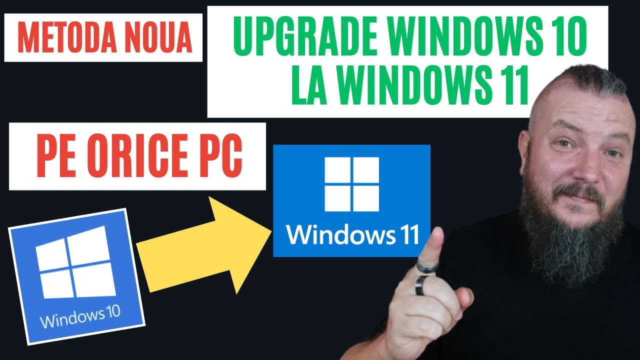Upgrade Windows 10 La Windows 11 Pe Orice PC | Nu Pierzi Aplicatiile si Fisierele | Metoda Noua