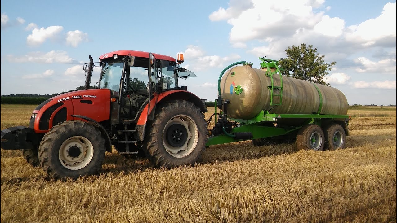 Gnojowica 2017 z pompą |Zetor 11441 & Beczkowóz Forschnit| :D