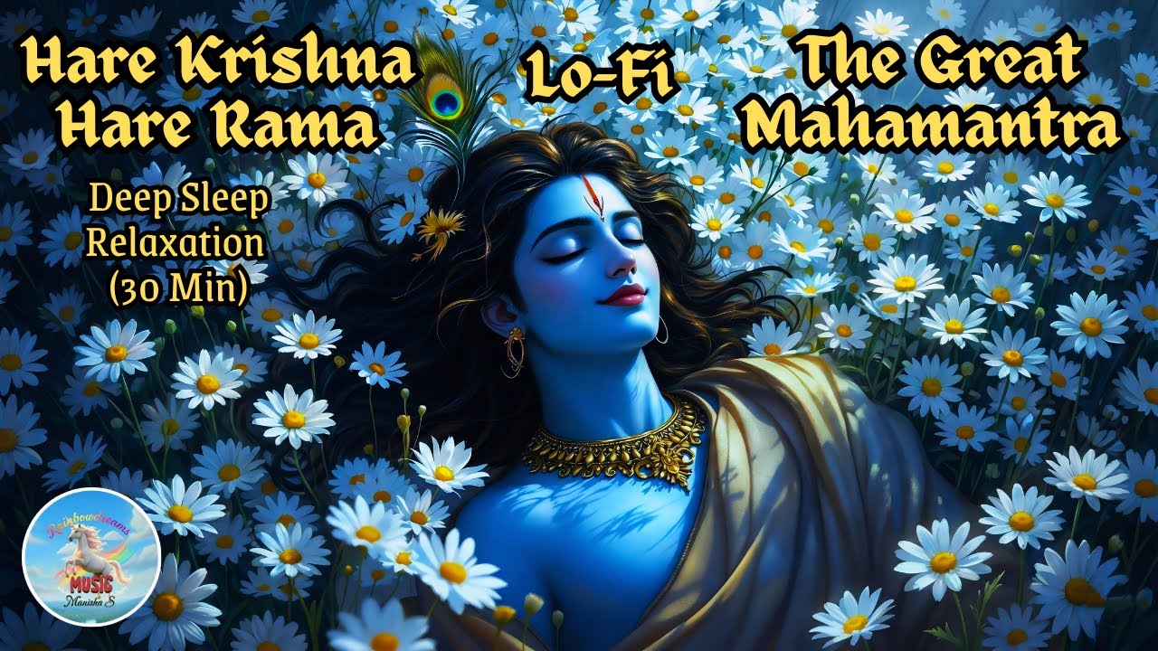 Hare Krishna Hare Rama | Lo-Fi Mahamantra for Deep Sleep & Inner Peace Relaxation (30 Min) #krishna