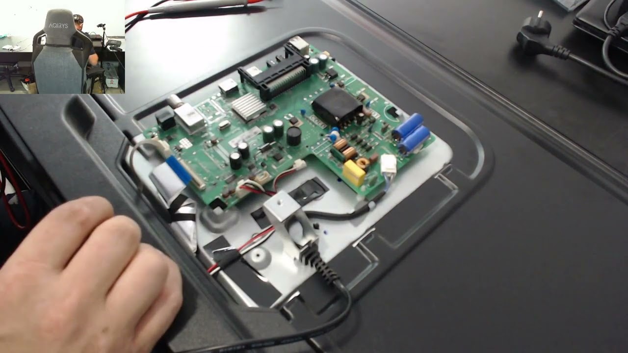reparatie tv led vortex, led ul rosu de stand by lumineaza, tv-ul nu porneste