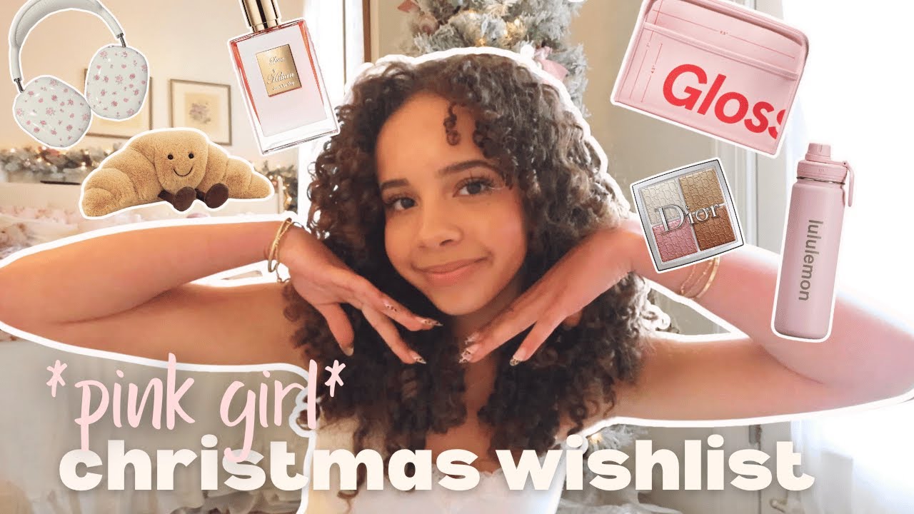 ultimate *pink girl* teen christmas wishlist 🤍🎀 | *aesthetic* *pink* *christmas list insiration*
