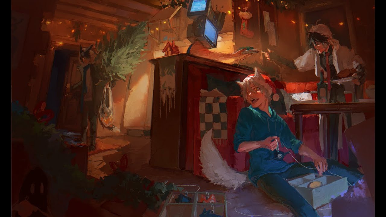 chilling & drawing New Year art [2]