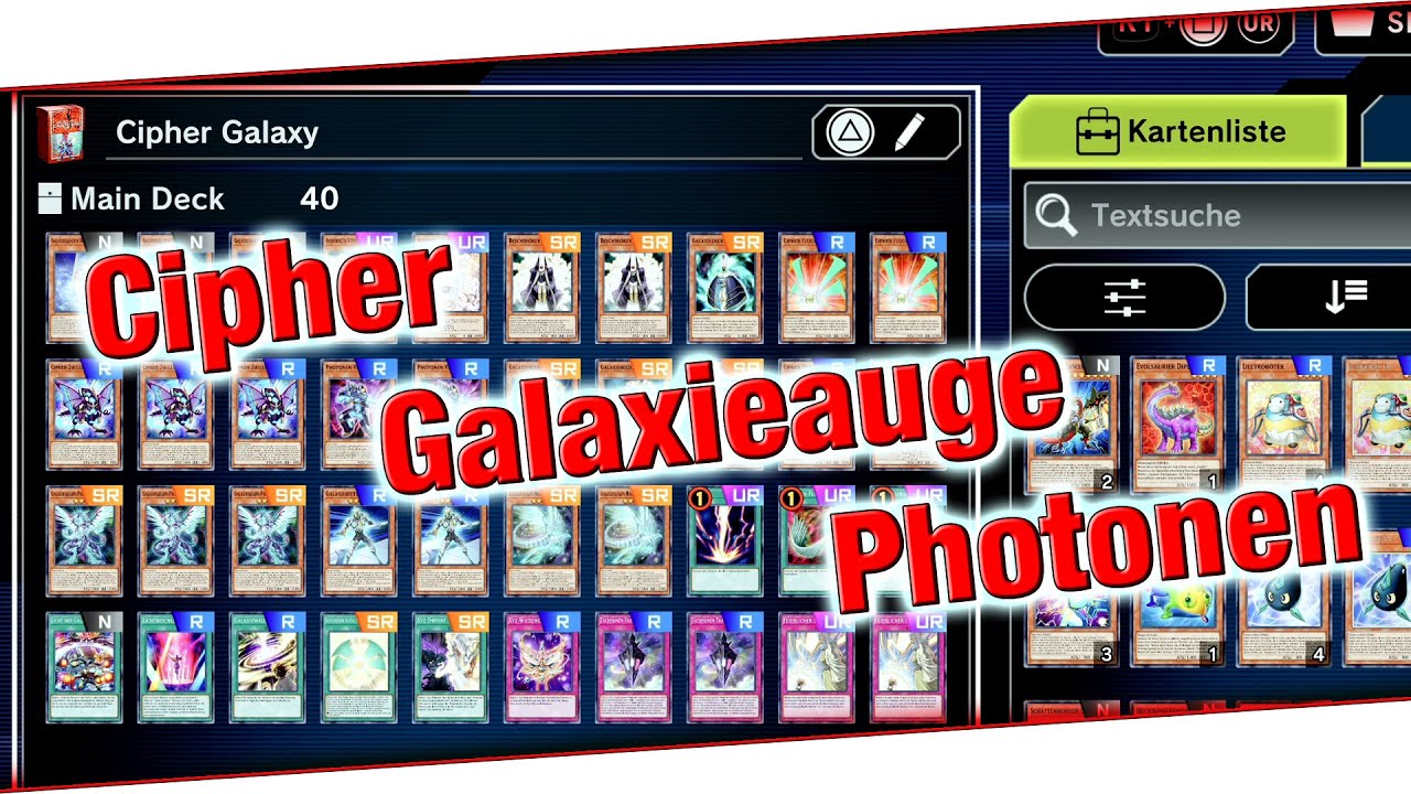 Master Duel | Mein Cipher Galaxie Deck