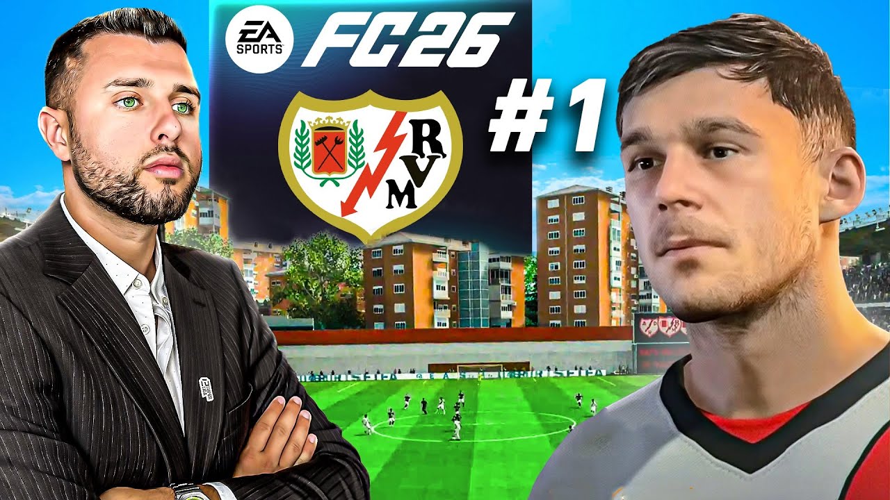 PRIMA MEA CARIERA DE ANTRENOR LA RAYO VALLECANO&nbsp;&Icirc;N&nbsp;FC&nbsp;26!!