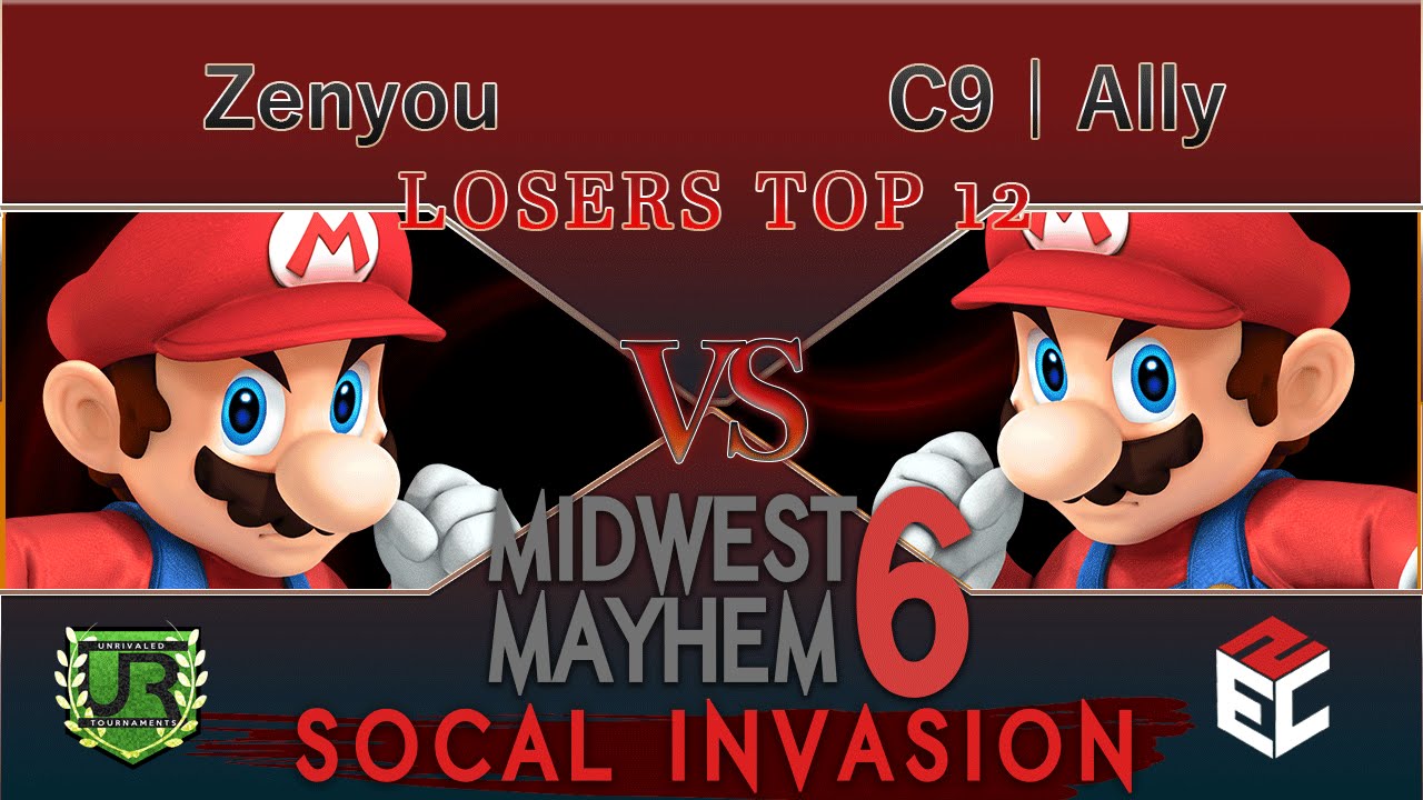 Midwest Mayhem 6 LOSERS TOP 12 - Zenyou (Mario) vs C9 | Ally (Mario)