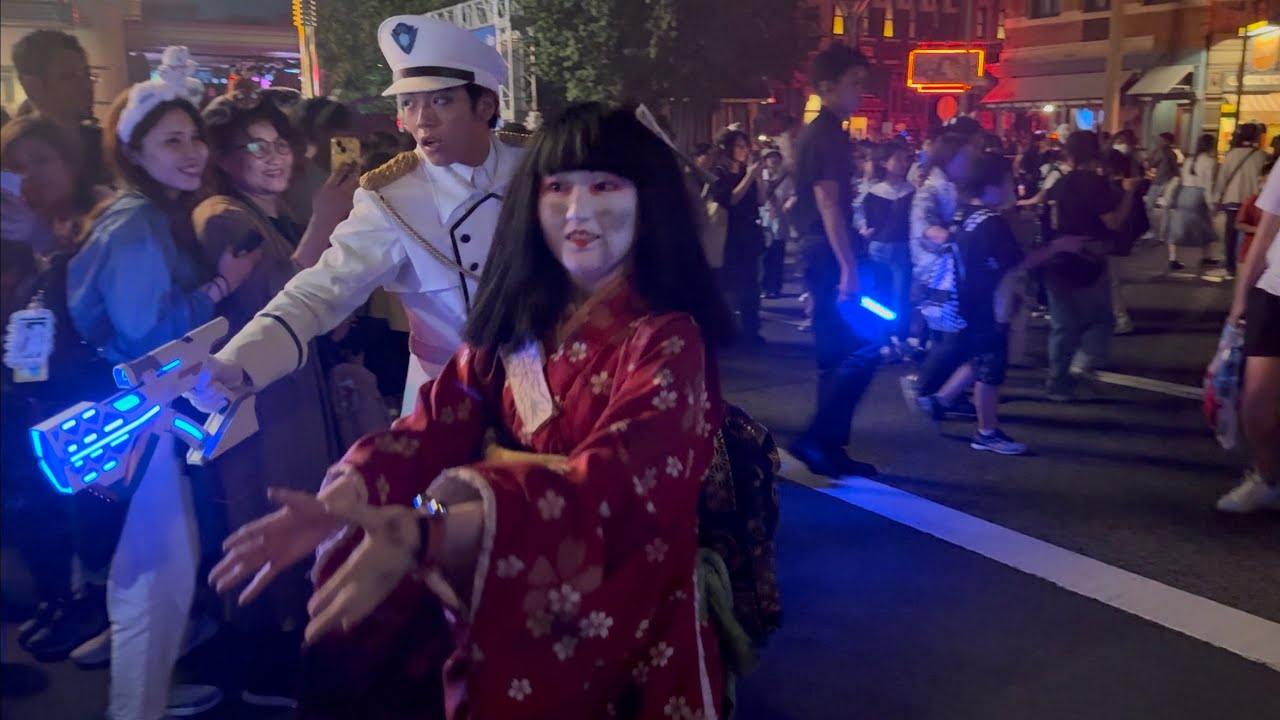 【USJホラー・ナイト2024】呪いの日本人形姉妹　ゾンビ・デ・ダンス　Ado「唱」ポゼッスド・プレイシングス　Possessed Playthings 2024/10（4K HDR 60fps）