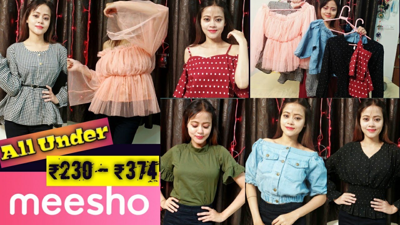 MEESHO TOPS HAUL | Meesho Western Wear Haul Starting ₹230 | Meesho Haul | Meesho Online Shopping