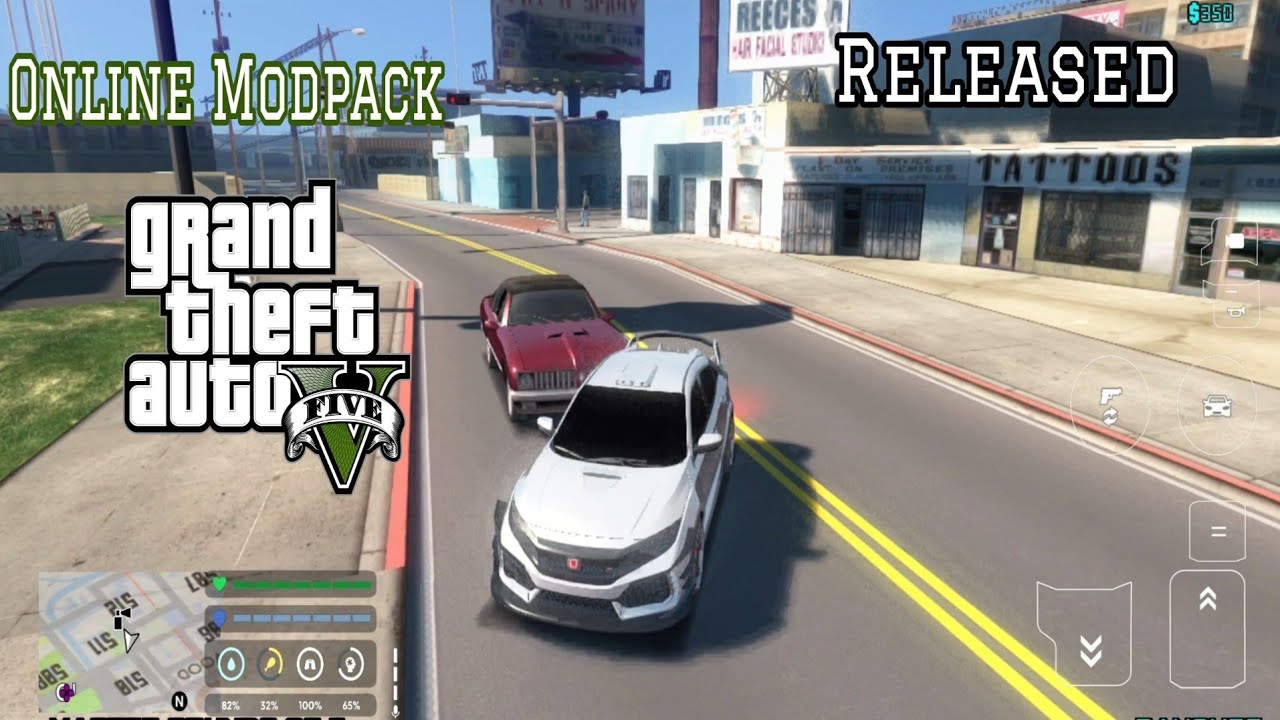 Вышел | Модпак Gta V Online Gangster для Gta Sa AML Android 2025