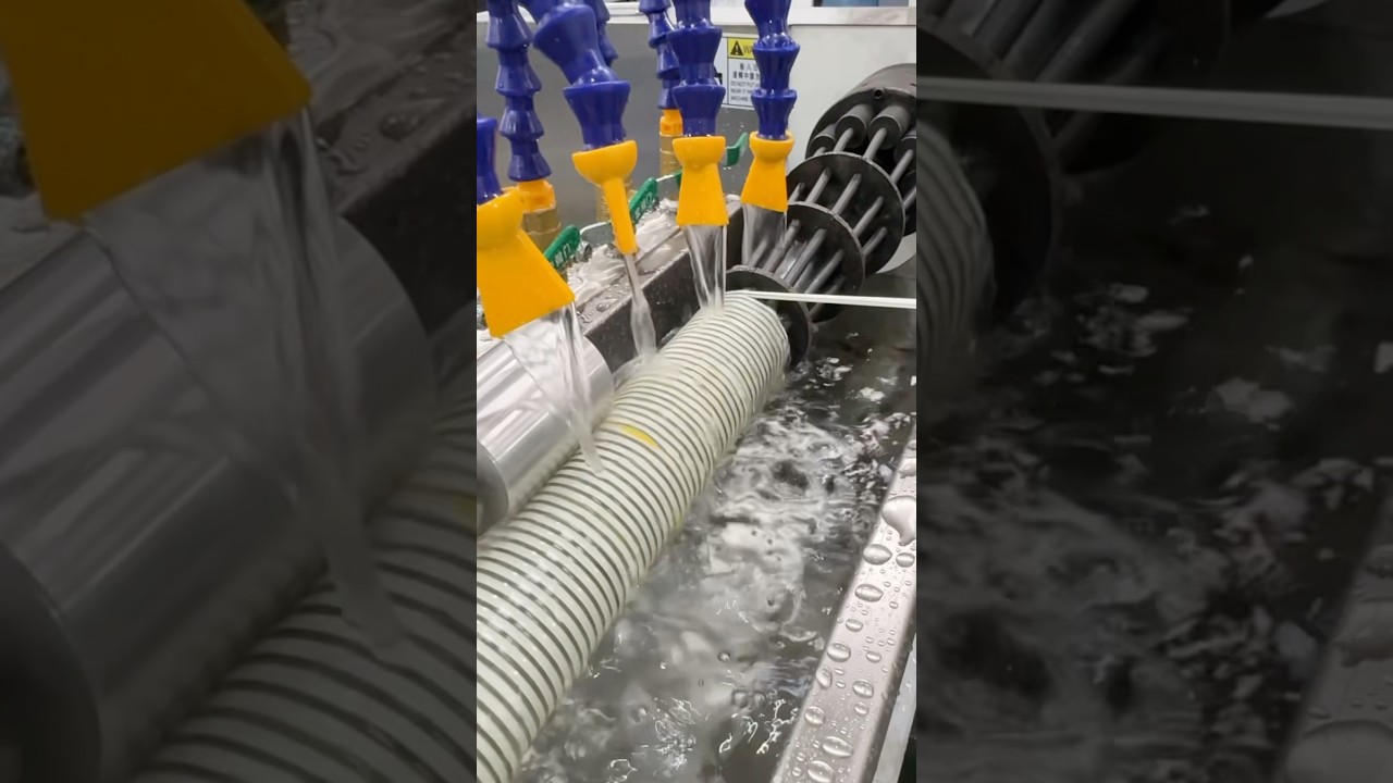 Soft Pvc Spiral Suction Hose Pipe Extruder Machine #machine #pvchose#pvc #pipe #extruder #factory