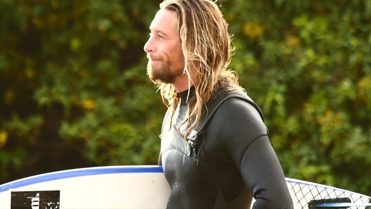 Surfer Asher Pacey Surfing Through Rincon in California