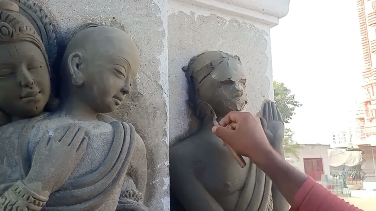 Making of (shakha) sculpture #art