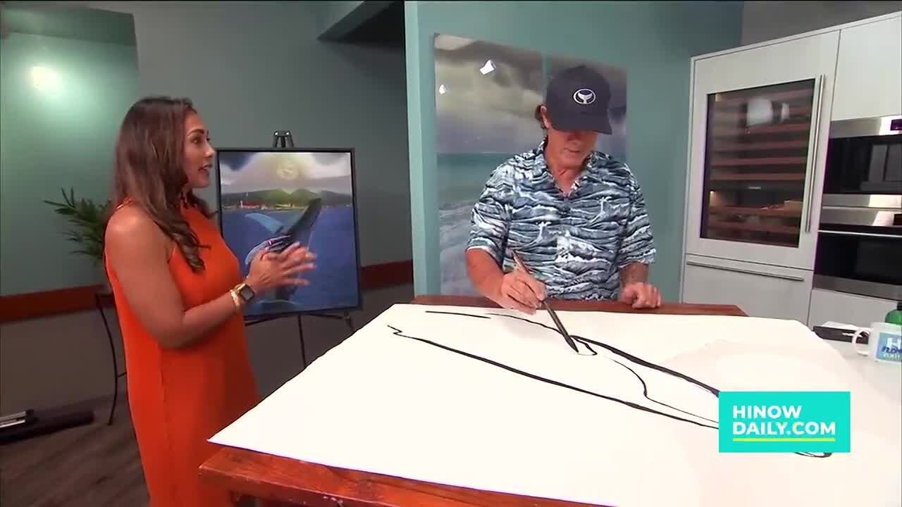 Wyland auctions paintings to support Maui