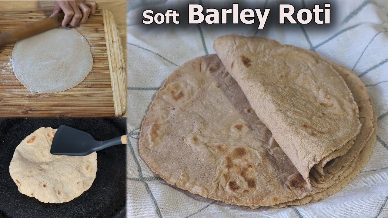 Barley Roti Recipe! How to make barley roti - step by step tricks and tips