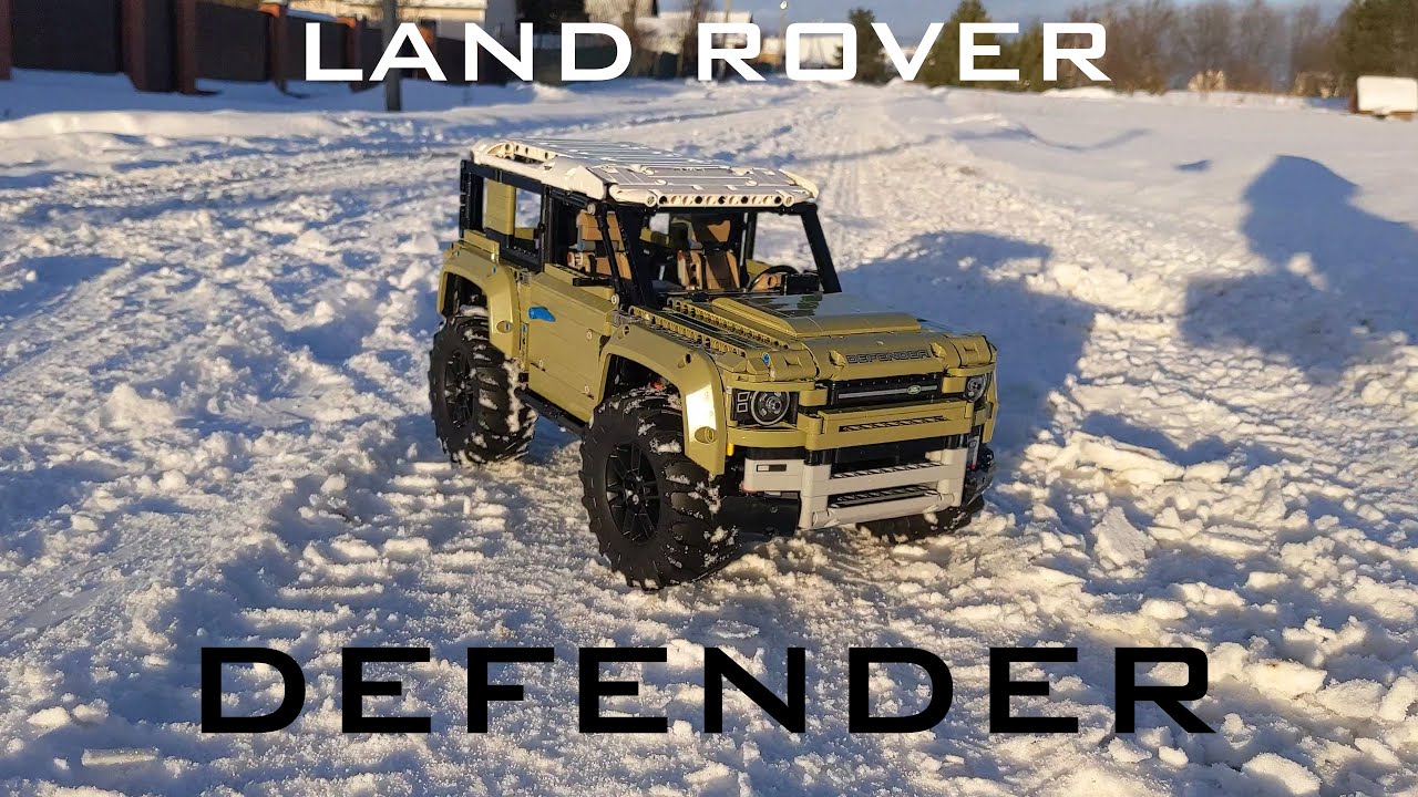 CRAZY LAND ROVER DEFENDER Motorized brushless motor 42110