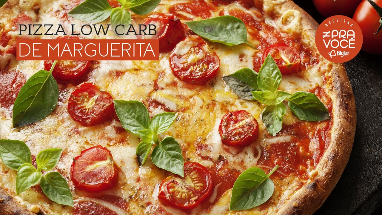 Pizza Low Carb de Marguerita com Massa de Couve-flor | Dani Faria Lima