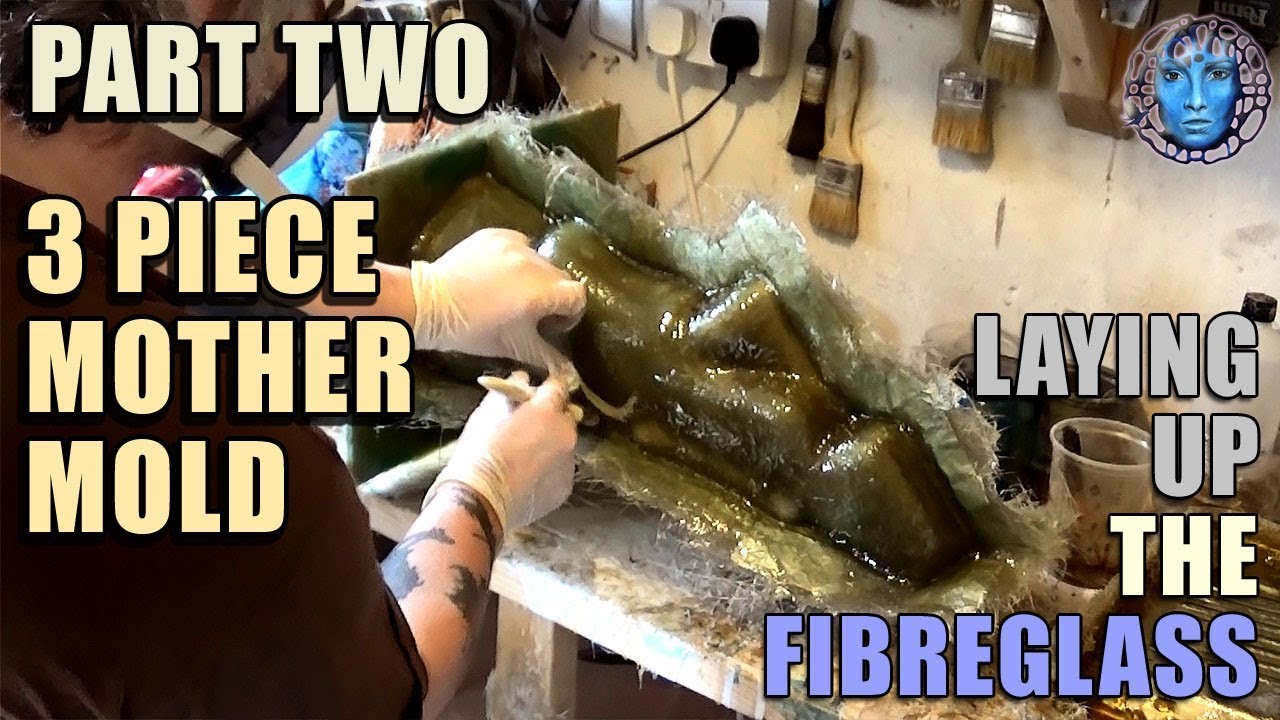 Part Two | Make A Three Piece Fibreglass Mother Mold | Laying Up The Fibreglass