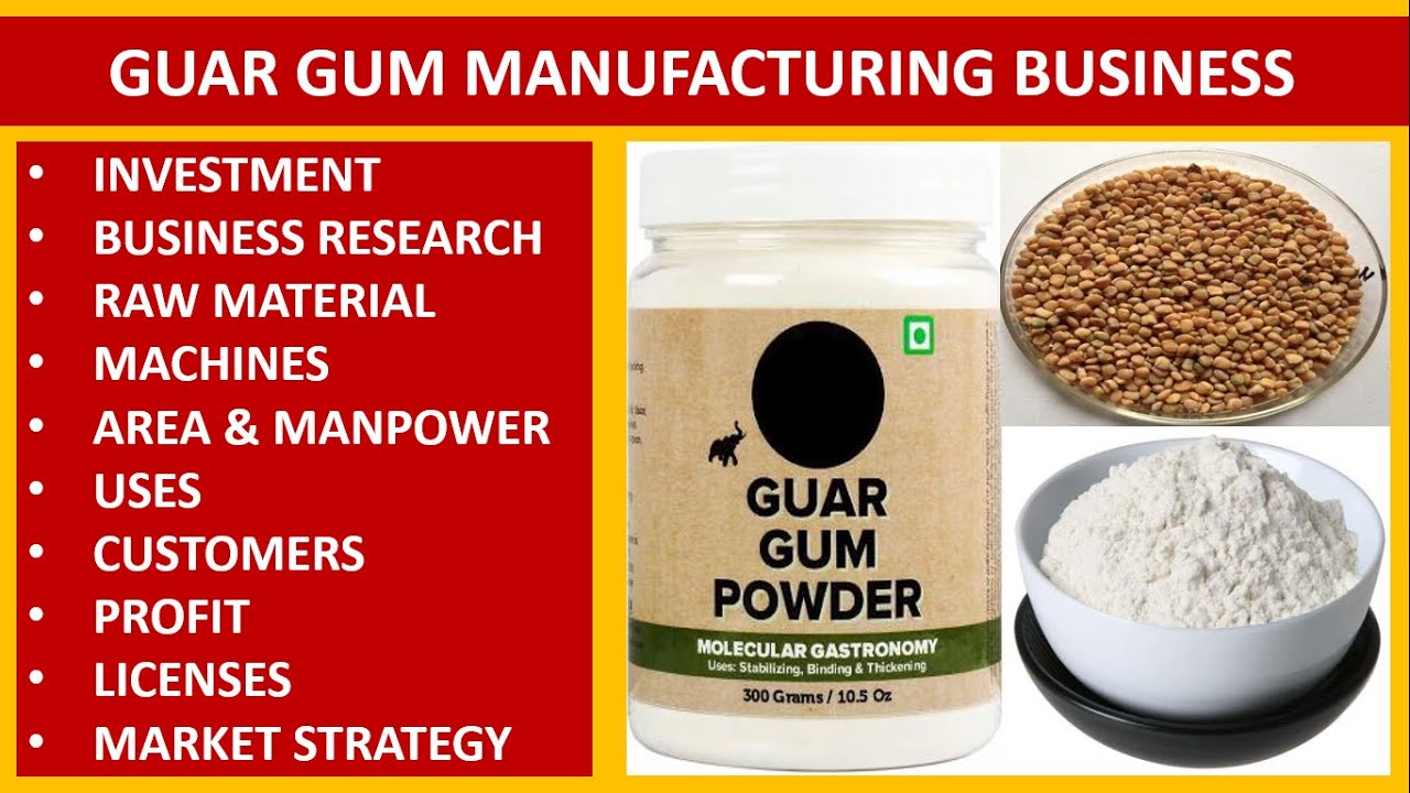 Guar Gum Manufacturing Business | Guar Gum Business | Guar Products | How to ??