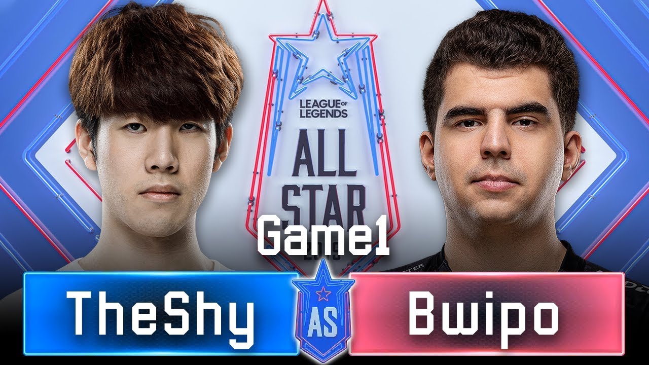 TheShy vs Bwipo Bwipo決戰心魔！飛雷神阿卡莉的始創人 Game 1 | 1v1 單挑賽 - 4 強 | 2019 全明星賽