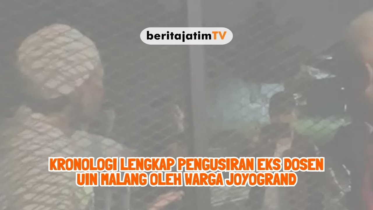 Kronologi Lengkap Pengusiran Eks Dosen UIN Malang oleh Warga Joyogrand