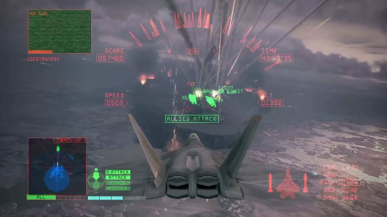 Unleashing Emmeria's Might - Best of Ace Combat 6's Allied Attack Function