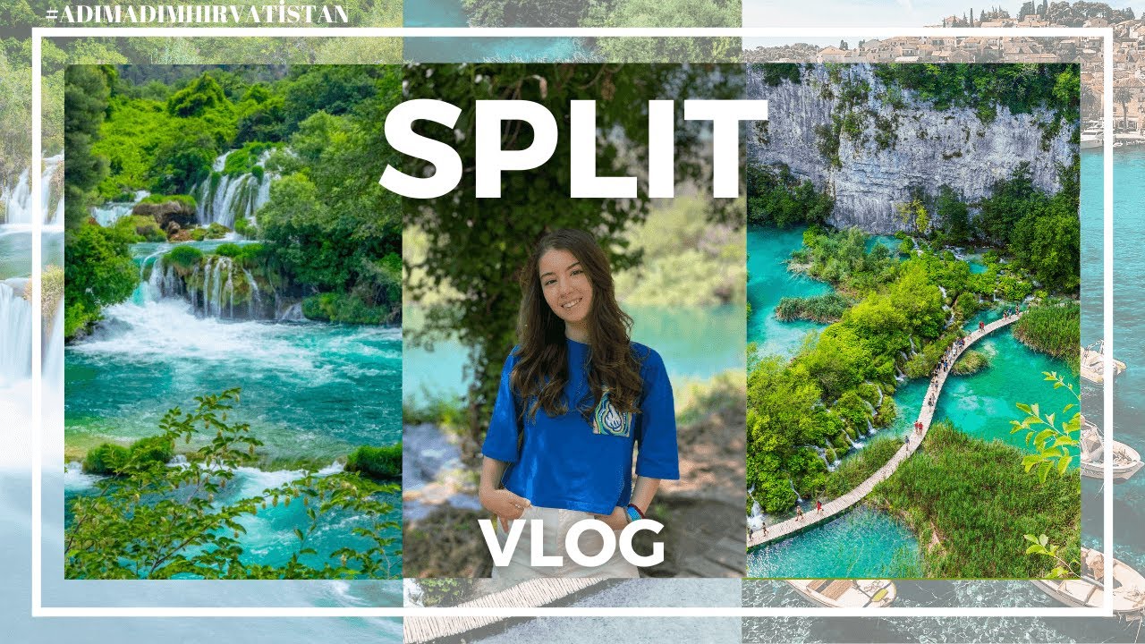 SPLIT VLOG // BAŞTAN SONA SPLIT REHBERİ 2024 (KRKA, PLITVICE)