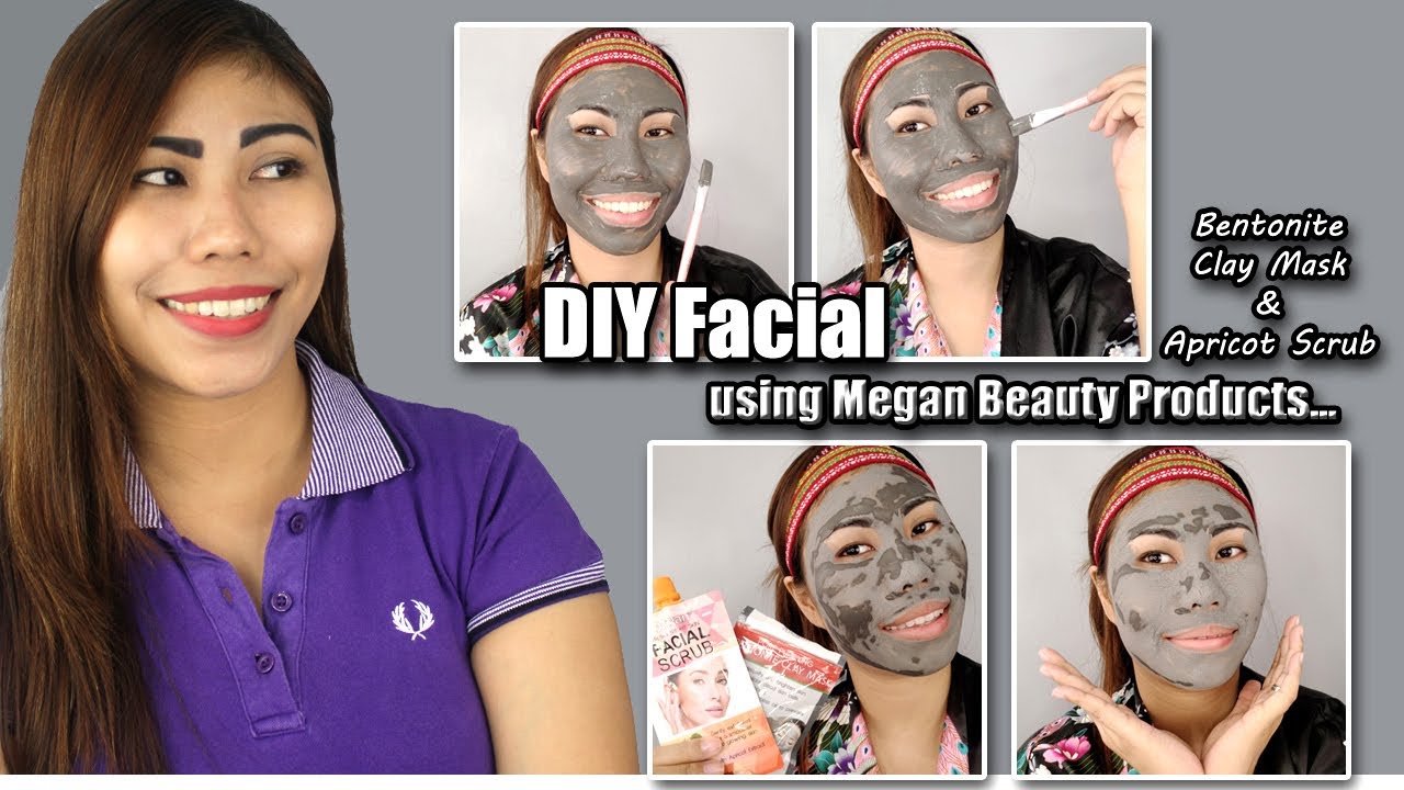 Megan Beauty | DIY Facial | Bentonite Clay Mask & Apricot Scrub 