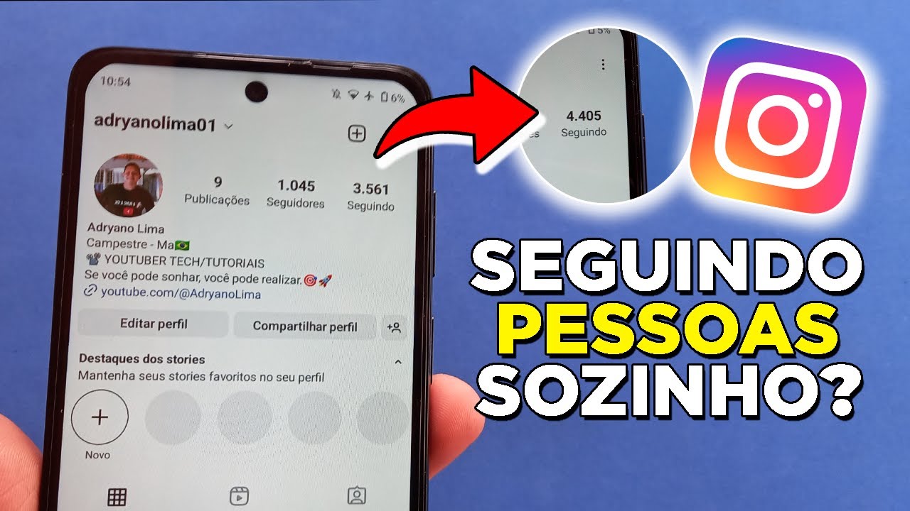 INSTAGRAM SEGUINDO PESSOAS SOZINHO? (COMO RESOLVER)