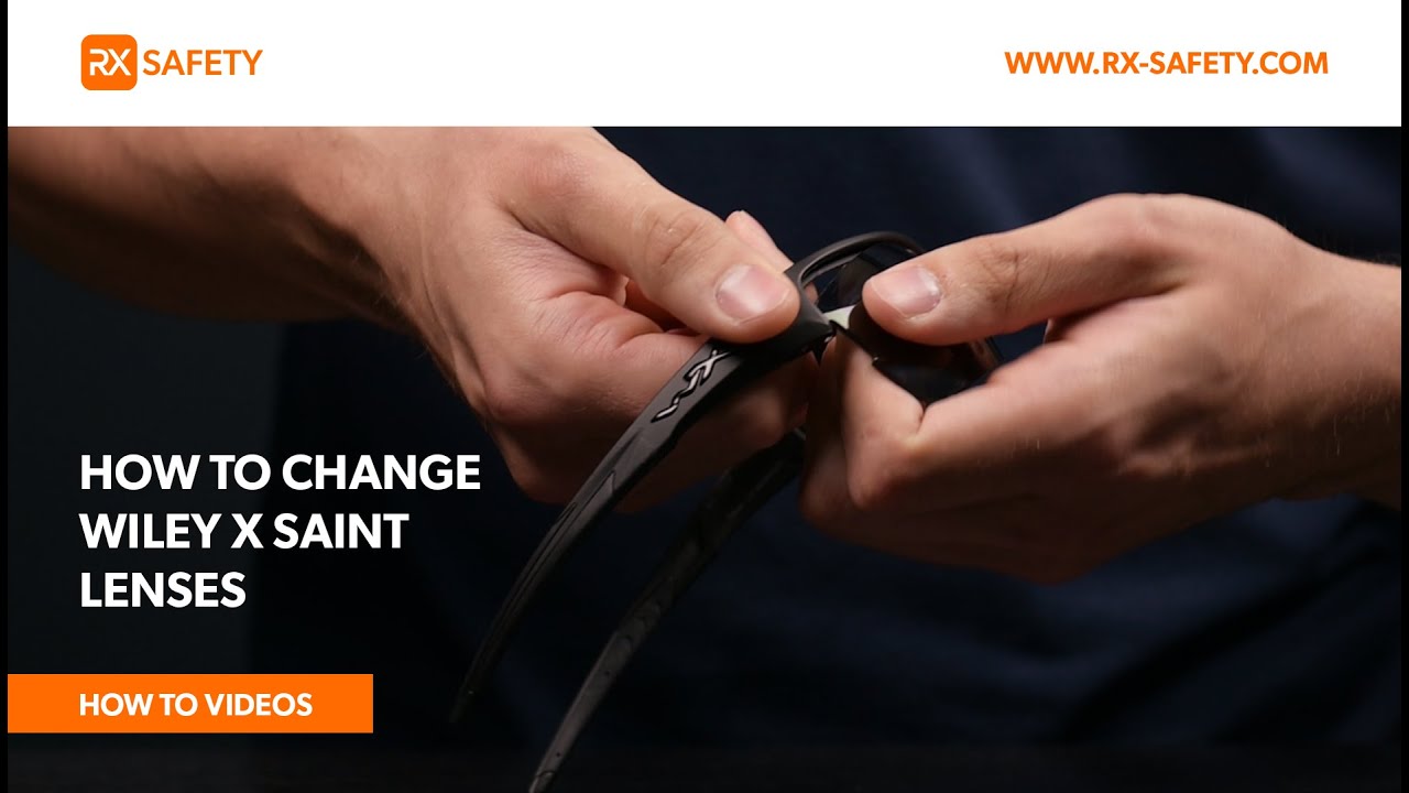 How to Change Wiley X Saint Sunglasses Lenses | Wiley X Safety Glasses | RX Safety