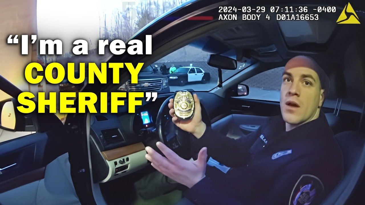 Police Impersonator Asleep in Running Car, Hits Trailer, Gets Arrested for DUI &mdash; In Friend's Uniform
