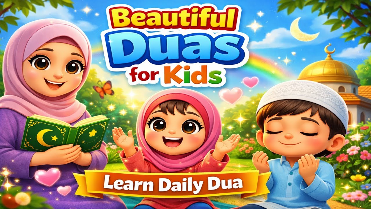 Beautiful Duas for Kids 🤲 | শিশুদের জন্য ইসলামিক দোয়া | Islamic Cartoon