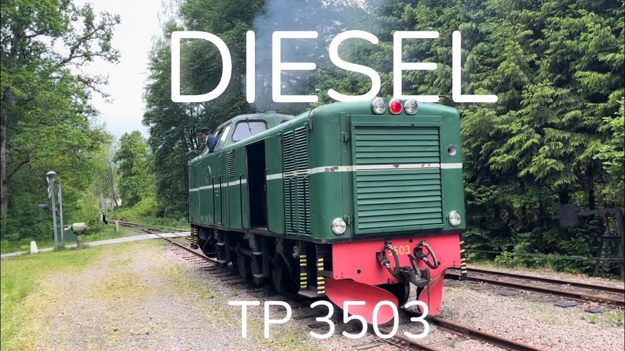 Historic Diesel Locomotive from the 1950s | Tp 3503 on the AGJ Railway