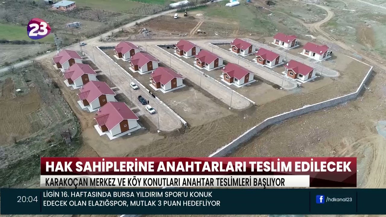 KARAKO&Ccedil;AN MERKEZ VE K&Ouml;Y KONUTLARI ANAHTAR TESLİMLERİ BAŞLIYOR