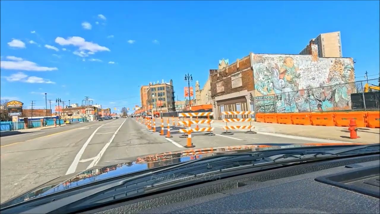 Detroit's Historic Gratiot & Black Bottom Area; Elmwood Park; McDougall-Hunt; Chene St. April, 2025