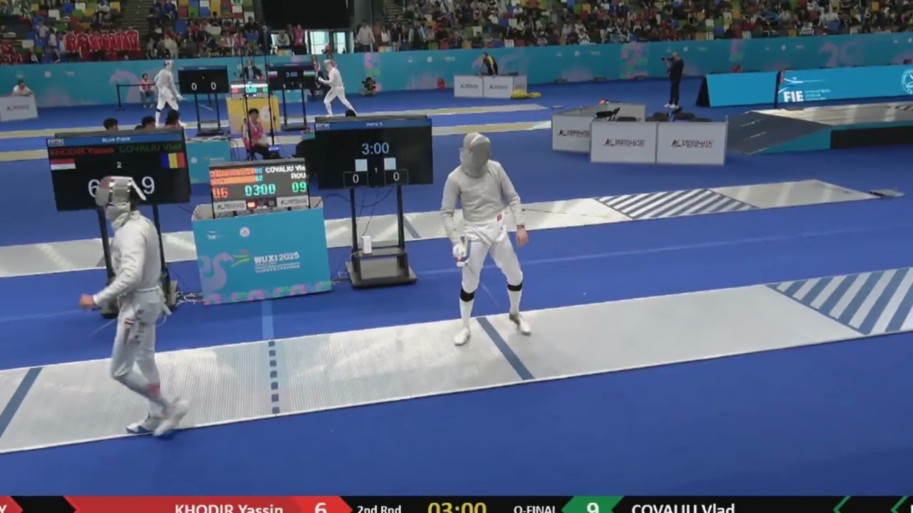 Wuxi Worlds 2025 JMS - L8 - Yassin Khodir EGY v Vlad Covaliu ROU