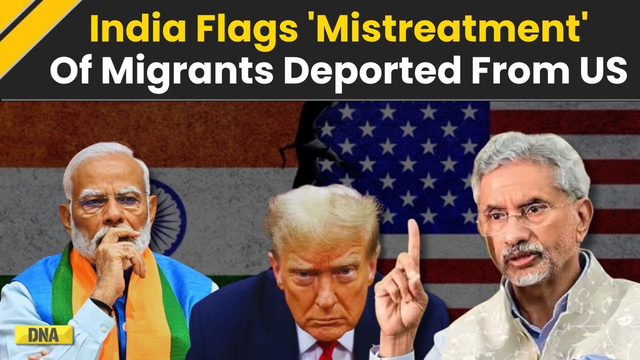 US Deportation: 'We Flag Mistreatment Of Illegal Immigrants': MEA On US Deportation Row | India US