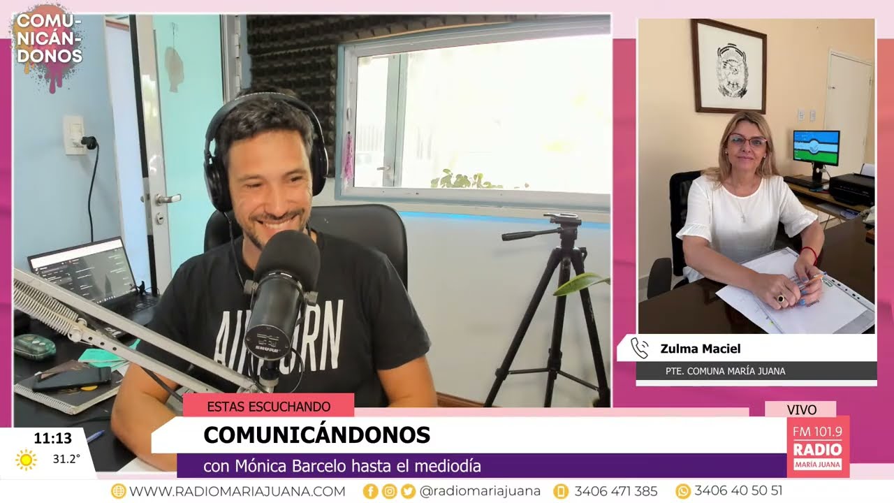 Zulma Maciel habló en “Comunicándonos” sobre seguridad, hechos delictivos y el avance de obras