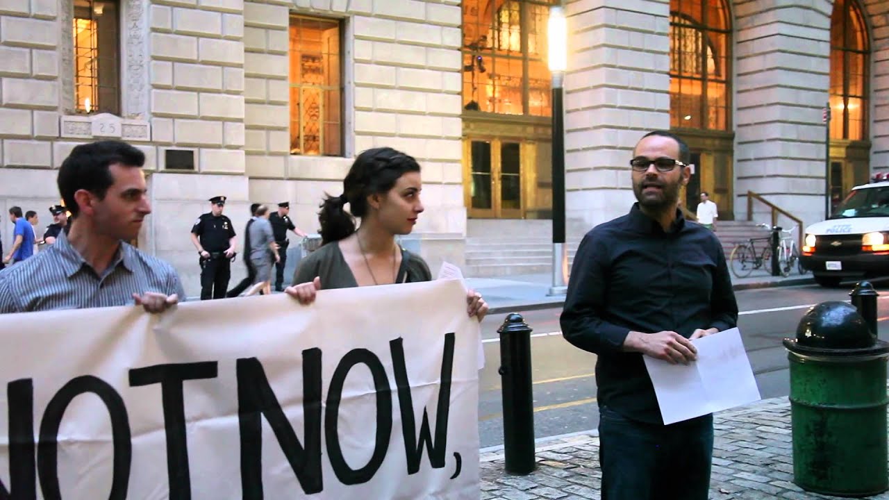 #IfNotNow Action at the Jewish Federation #TashlichInterrupted