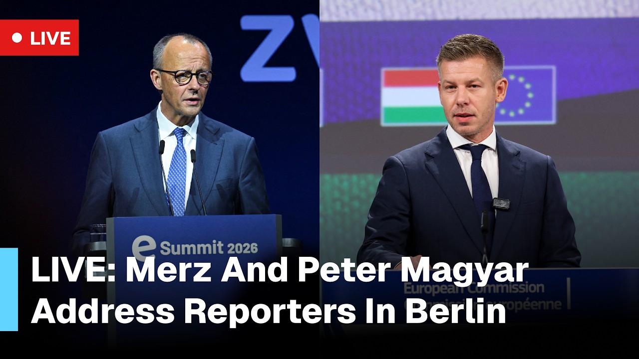 LIVE: Chancellor Friedrich Merz And Prime Minister Peter Magyar Hold Berlin Press Conference | AC1F