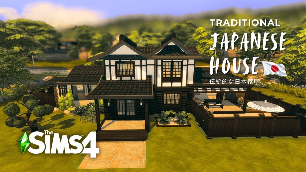 Houses Around the World – Japan 🌍✨ | Traditional Japanese House | The Sims 4 ASMR Speed Build