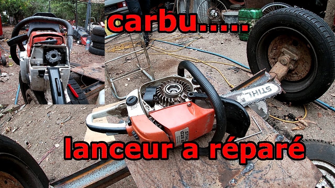 #1tronçonneuse shilh 028, on va voir si elle démarre....🤔